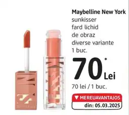 DM Maybelline New York sunkisser fard lichid de obraz Ofertă