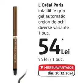DM L'Oréal Paris infaillible grip gel automatic creion de ochi Ofertă