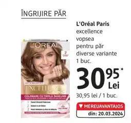 DM L'Oréal Paris excellence vopsea pentru păr Ofertă