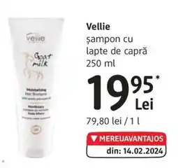 DM Vellie Șampon cu lapte de capră Ofertă