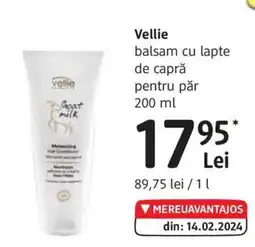 DM Vellie balsam cu lapte de capră pentru păr Ofertă