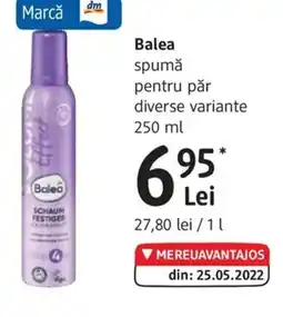 DM Balea spumă pentru păr Ofertă
