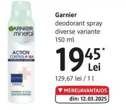 DM Garnier deodorant spray Ofertă