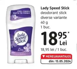 DM Lady Speed Stick deodorant stick Ofertă