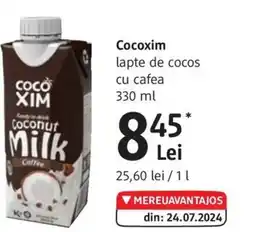 DM Cocoxim lapte de cocos cu cafea Ofertă