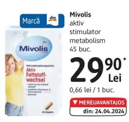 DM Mivolis aktiv stimulator metabolism Ofertă
