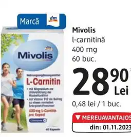 DM Mivolis l-carnitinǎ 400 mg Ofertă