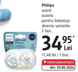 DM PHILIPS avent suzete pentru bebeluşi Ofertă