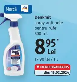 DM Denkmit spray anti-pete pentru rufe Ofertă