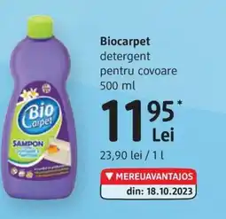 DM Biocarpet detergent pentru covoare Ofertă