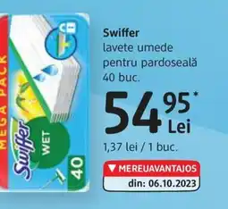 DM Swiffer lavete umede pentru pardoseală Ofertă