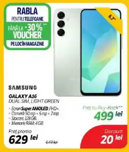 Flanco SAMSUNG Galaxy a16 dual sim, light green Ofertă
