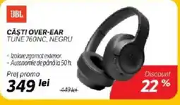 Flanco JBL Căști over-ear tune 760nc, negru Ofertă