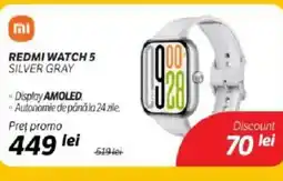 Flanco Redmi watch 5 silver gray Ofertă