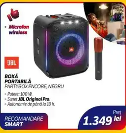 Flanco JBL Boxå portabilă partybox encore, negru Ofertă