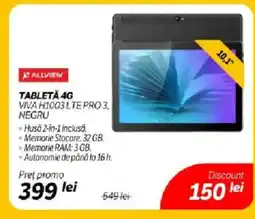 Flanco ALLVIEW Tabletă 4g viva h1003 lte pro 3, negru Ofertă