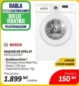 Flanco BOSCH Maşină de spălat wge02200by Ofertă
