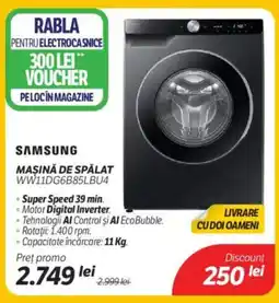Flanco SAMSUNG Mașină de spălat ww11dg6b85lbu4 Ofertă