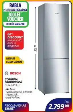 Flanco BOSCH Combina frigorifica KGN39VLEB Ofertă