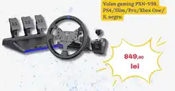 Media Galaxy Volan gaming PXN-V99, PS4/Slim/Pro/Xbox One/ S, negru Ofertă