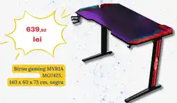 Birou gaming MYRIA MG7425