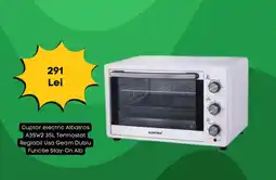 Domo Cuptor electric Albatros A35W2 35L Termostat Reglabil Usa Geam Dublu Functie Stay-On Alb Ofertă
