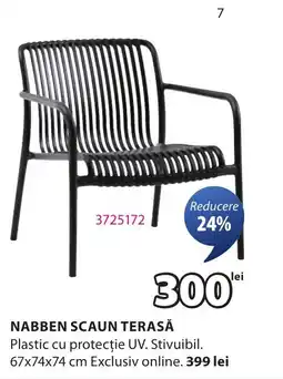 JYSK Nabben scaun terasă Ofertă