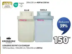 JYSK Lenjerie de pat cu cearşaf Ofertă