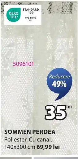 JYSK Sommen perdea Ofertă