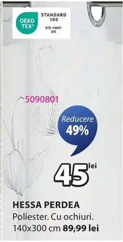 JYSK Hessa perdea Ofertă