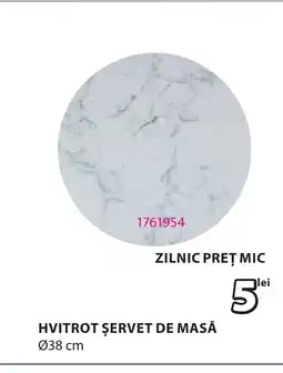 JYSK Hvitrot şervet de masă Ofertă
