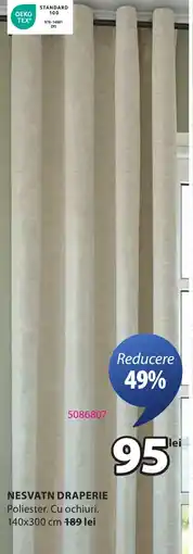 JYSK Nesvatn draperie Ofertă