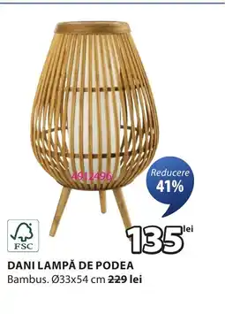JYSK Dani lampă de podea Ofertă
