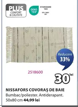 JYSK Nissafors covoras de baie Ofertă