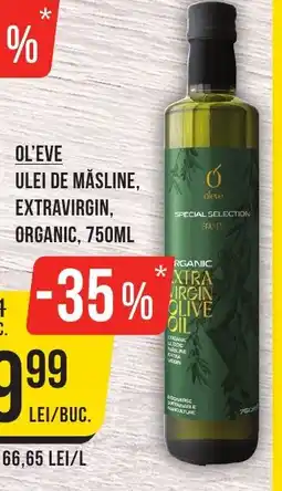 Mega Image OL'EVE Ulei de măsline, extravirgin, organic Ofertă