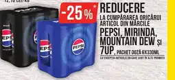 Mega Image PEPSI, MIRINDA, MOUNTAIN DEW si 7UP Ofertă