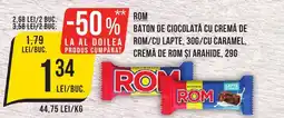 Mega Image ROM Baton de ciocolată Ofertă