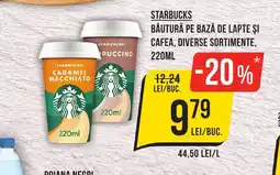 Mega Image STARBUCKS Băutură pe bază de lapte și cafea Ofertă