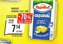 Mega Image NAPOLACT Cascaval, felii Ofertă