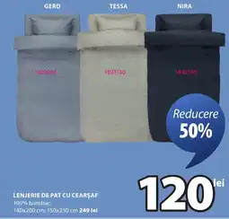 JYSK Lenjerie de pat cu cearşaf Ofertă