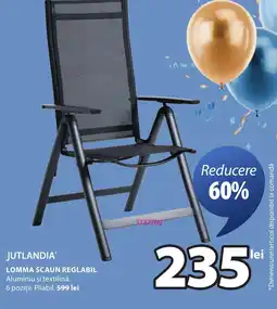 JYSK Lomma scaun reglabil Ofertă