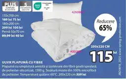 JYSK Ulvik plapumă cu fibre Ofertă