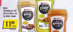 Mega Image MEGA Sos andaluz/sos iute cu piper/ sos cu curry Ofertă