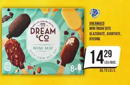 Mega Image DREAM&CO Mini înghețate glazurate, asortate Ofertă