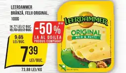 Mega Image Leerdammer brânză, felii original Ofertă