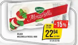 Mega Image DELACO Mozzarella fresca Ofertă
