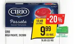 Mega Image Cirio roşii pasate Ofertă