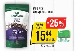 Mega Image Sano vita seminţe chia Ofertă