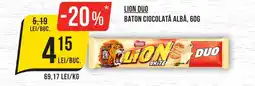 Mega Image LION DUO Baton ciocolată albă Ofertă