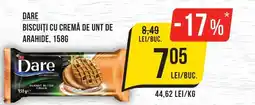 Mega Image DARE Biscuiți cu cremă de unt de arahide Ofertă